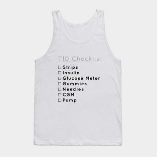 T1D checklist Tank Top